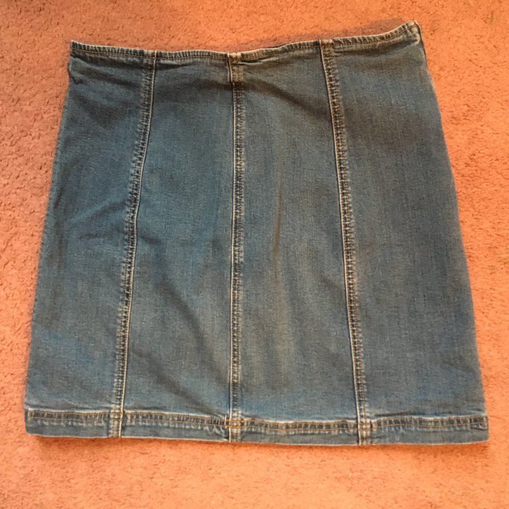 Kendall & Kyle Denim Mini Skirt